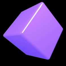 blue geometrical shape