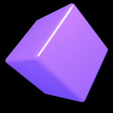 blue geometrical shape