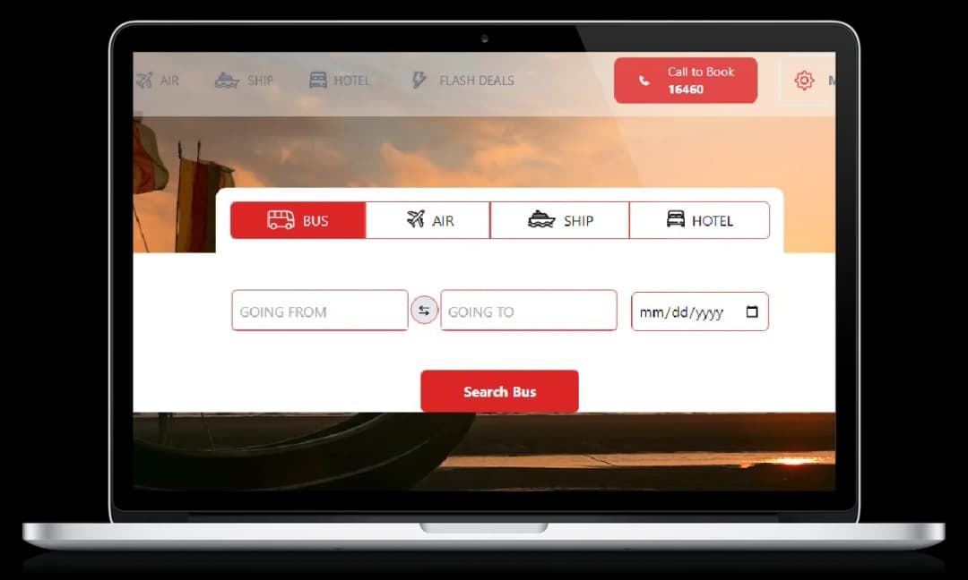 Ticket Booking preview