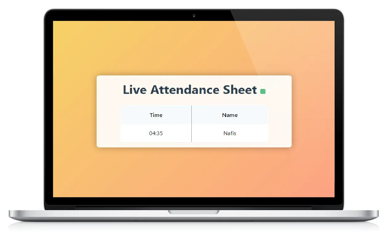 AI Attendance preview
