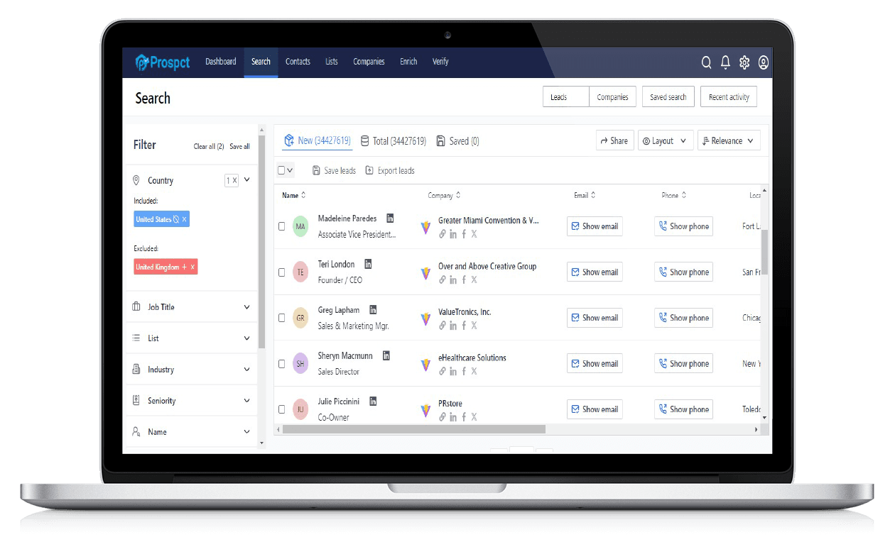 Prospect App preview