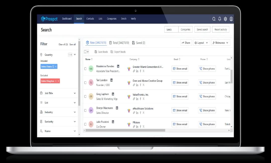 Prospect App preview