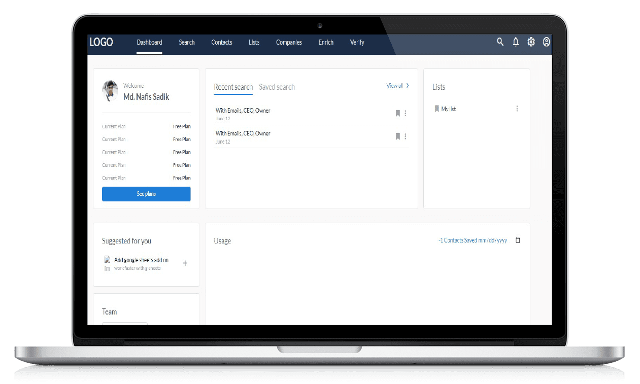 Data App preview