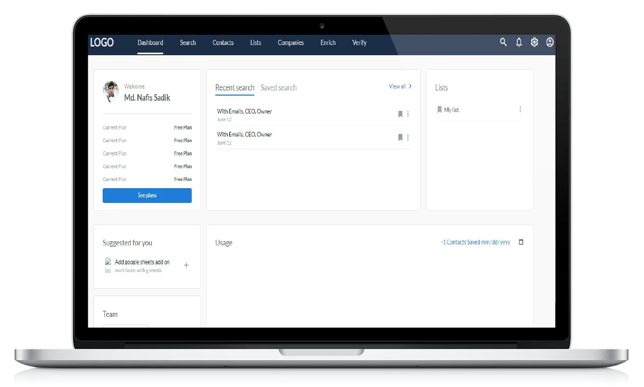 Data App preview